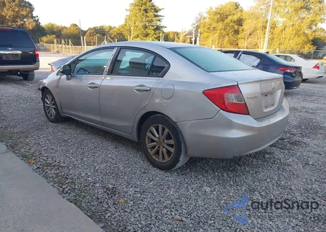 2012 Honda Civic Ex from USA, damaged, VIN 2HGFB2F86CH522596